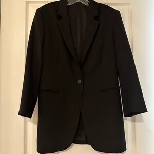 COS oversized wool black blazer